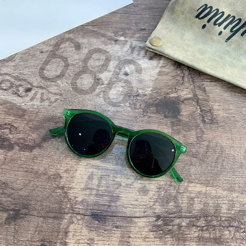 MYT_0116 Kids Sunglasses Boys And Girls Retro Children Sunglasses Round Sun Glasses Vintage Baby Oculos Retro Eyewear