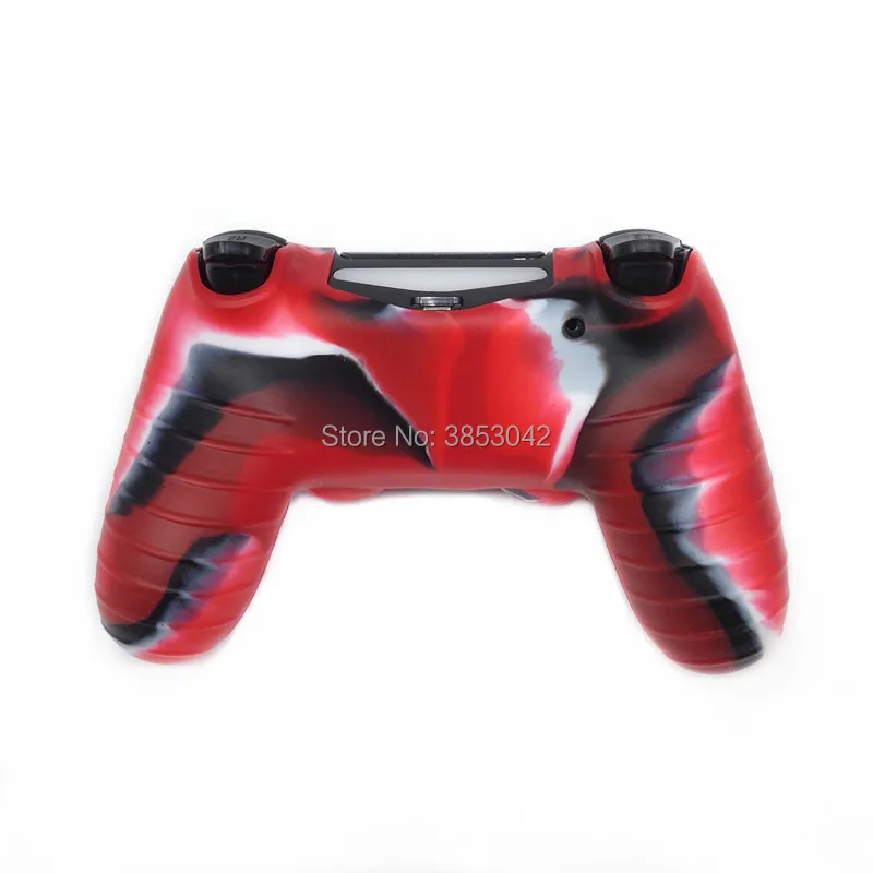 30 шт./лот PS4 мягкий Камуфляжный силиконовый чехол резиновый для контроллера Dualshock