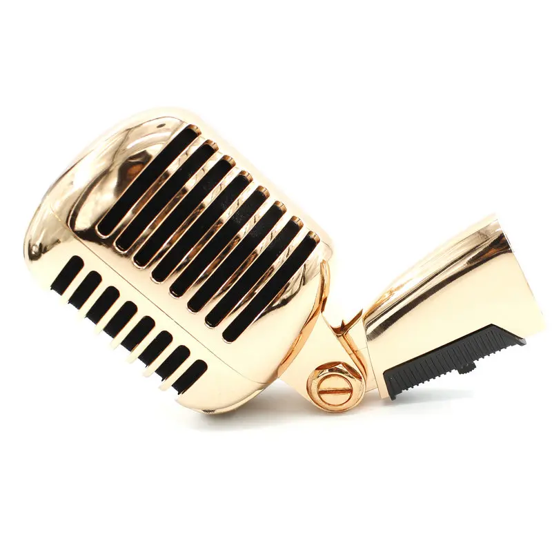Professional Retro Microphone Speaker Jazz/blues With Metal Mesh Classic Dynamic Wedding Booth Mic |