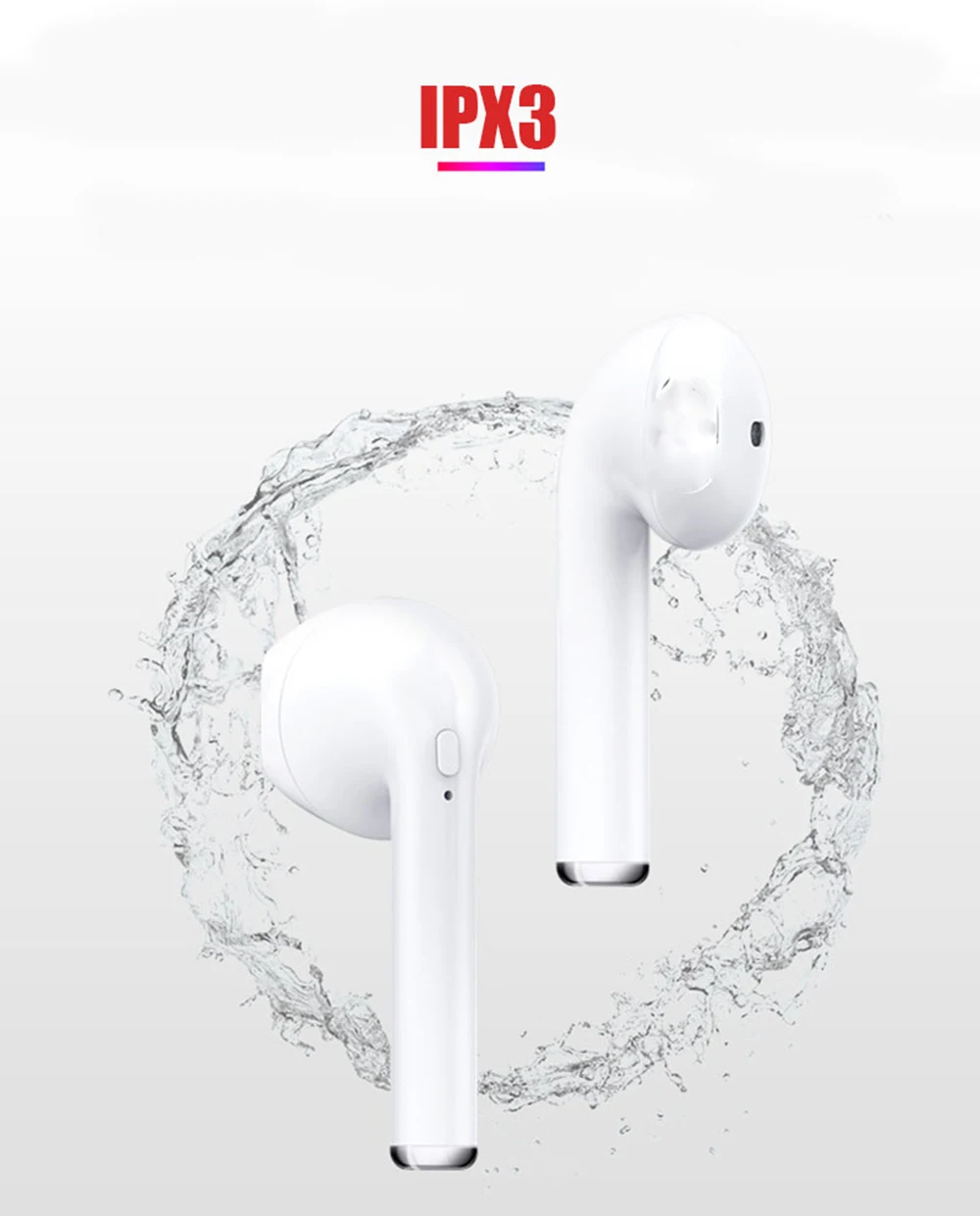 i18 TWS Bluetooth наушники i7S TWS i12 i9s стерео гарнитура для всех смартфонов PK i30 tws i20 tws i5000