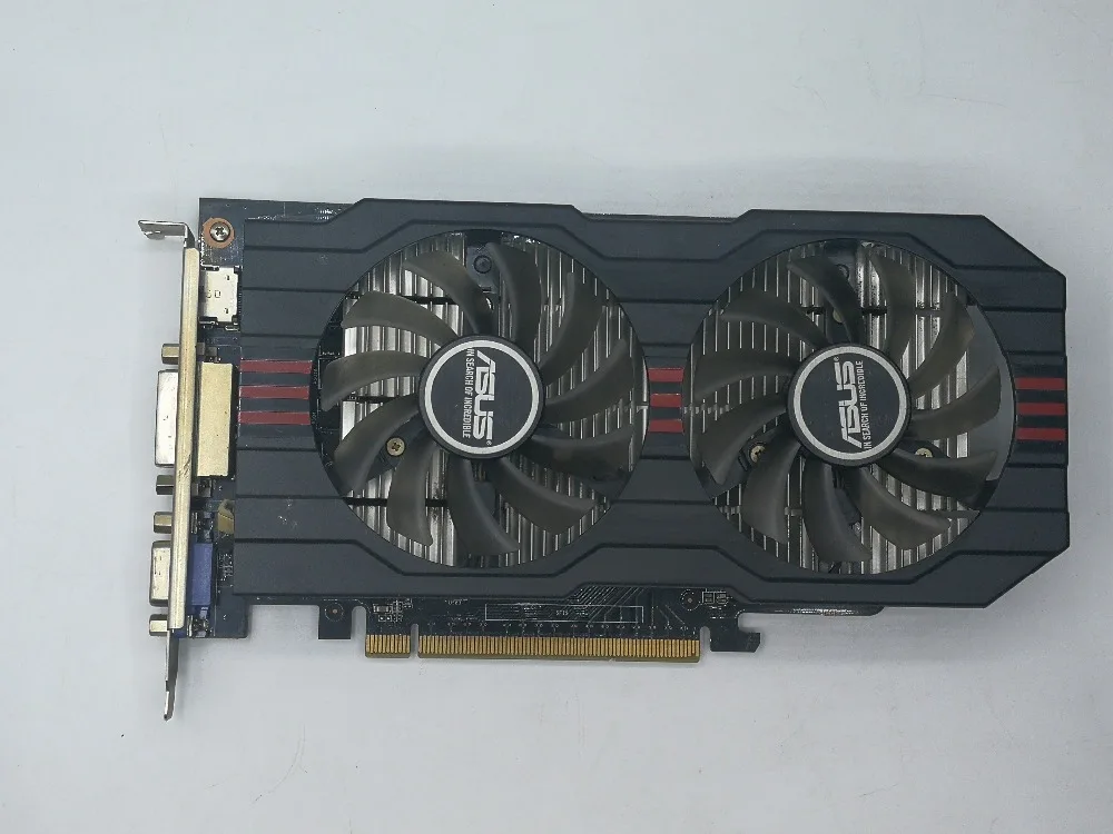 Б/у оригинальная Видеокарта ASUS GTX 750 2GB 128bit GDDR5 HDMI DVI 100% Протестировано
