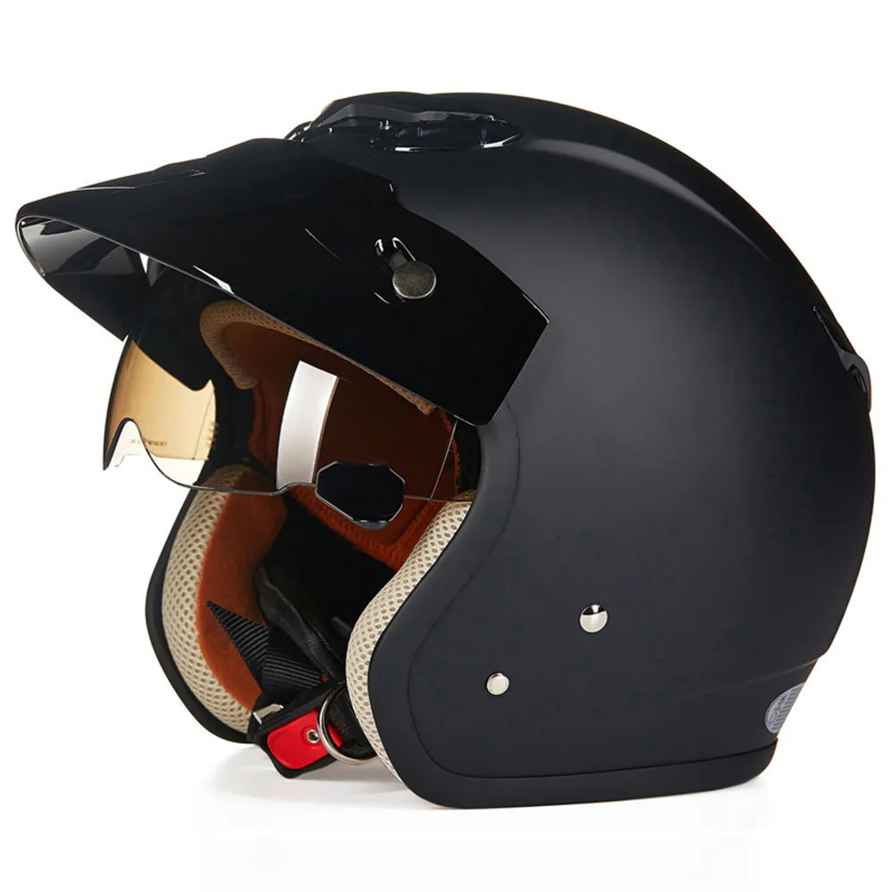 Ретро Круизный мотоциклетный шлем Chopper 3/4 с открытым лицом винтажный 381Z cicleta шлемы