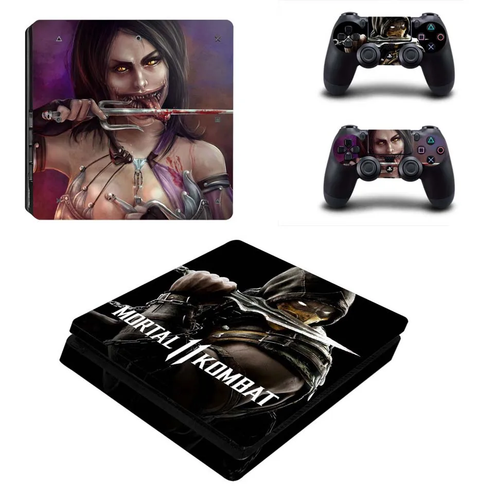 Mmoral Kombat кожа PS4 тонкая Виниловая наклейка для Playstation 4 консоль и для Dualshock 4 контроллер наклейка s