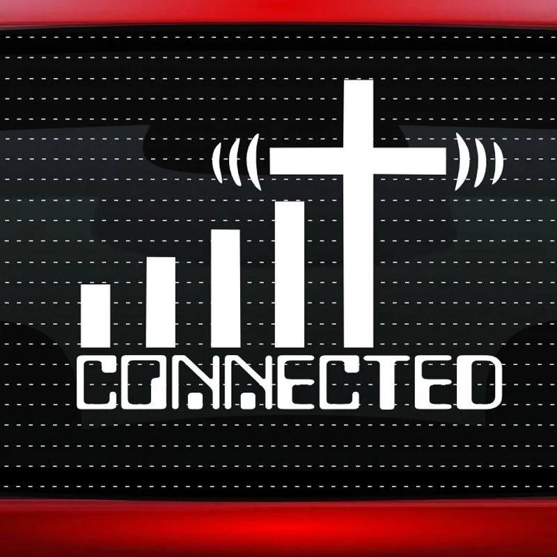 15*11 6 см подключен крест Wi Fi дешевые высокое качество наклейка для грузовика окна