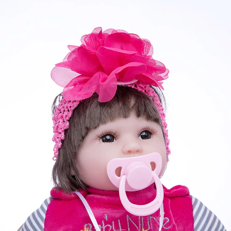 Принцесса Анна 18in прекрасная кукла reborn младенцев силиконовые baby куклы