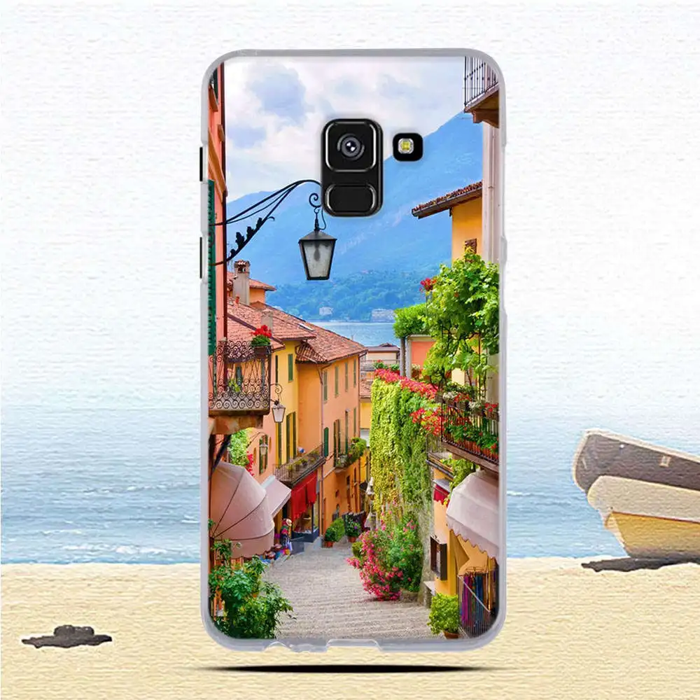 Чехол для телефона samsung Galaxy A8 2018 чехол задняя крышка из ТПУ A530F силиконовый сумка