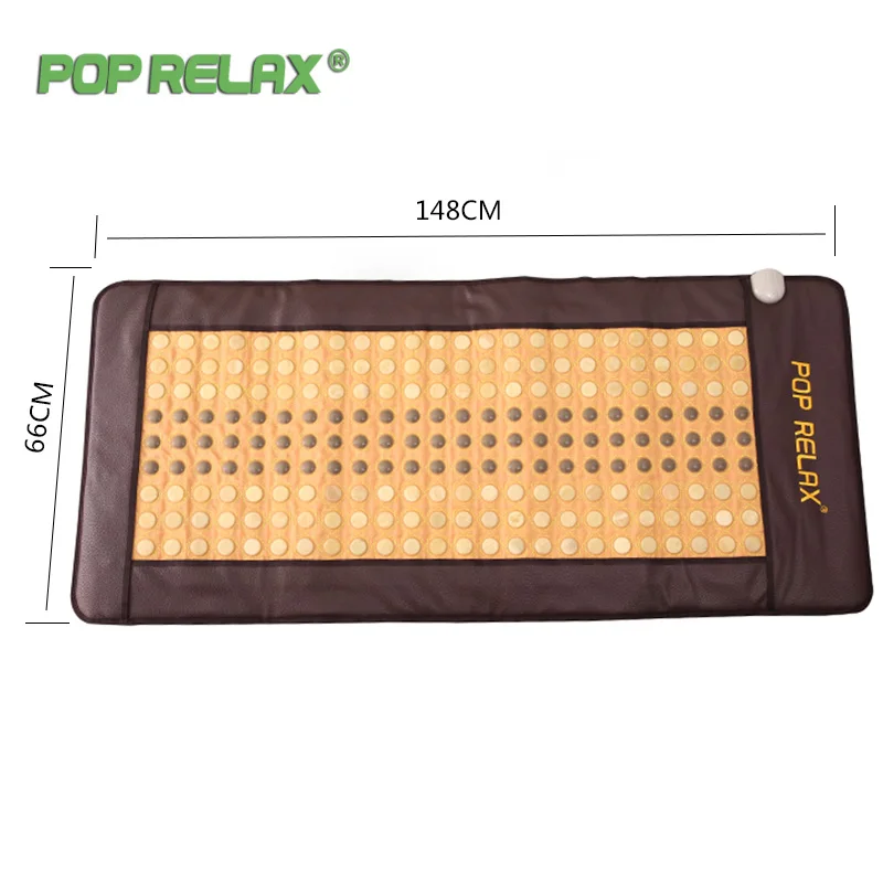 Электрический массажный матрас Pop Relax 2 стороны нагрев физиотерапия снятие боли в