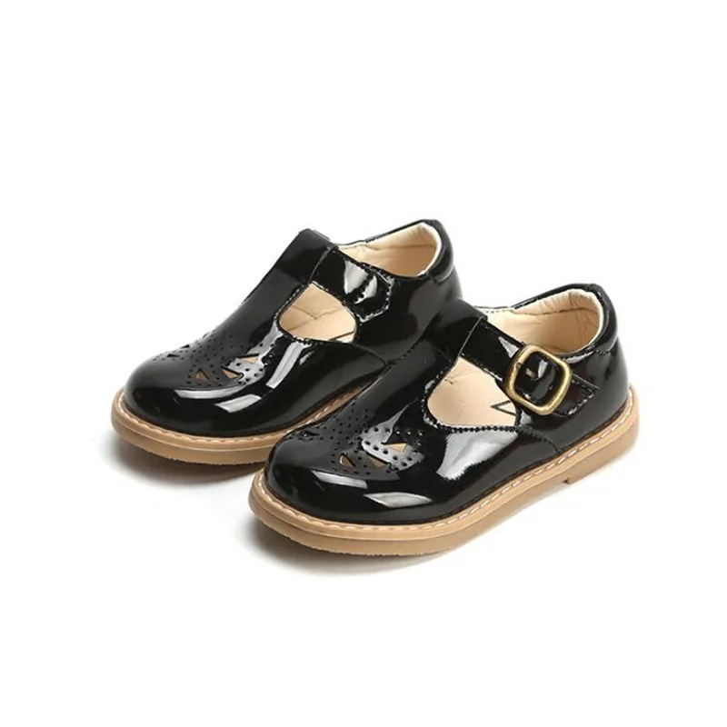 Новинка Весна 2019 детская Маленькая кожаная обувь для малышей повседневные