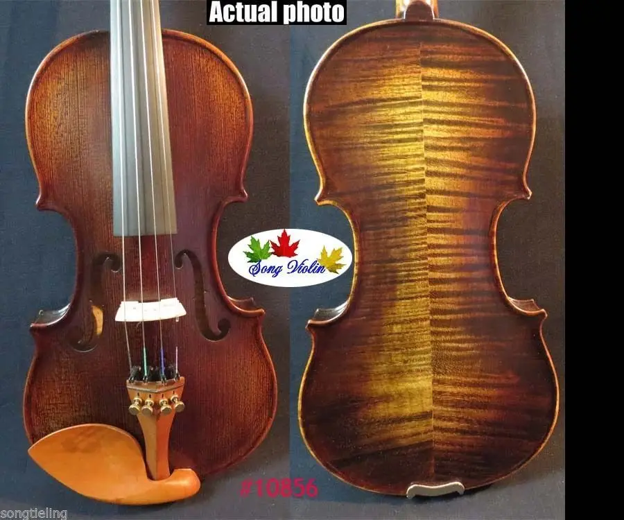 

Strad style hand make SONG Maestro 3/4 violin,huge and powerful sound #10856