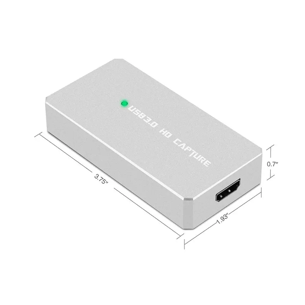 Y & H USB3.0 Карта видеозахвата HDMI compatibleI USB игра захват Регистраторы HD 1080P 60fps