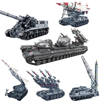 xingbao military weapons series construction tank missle armored vehicle tractor sets building blocks moc bricks juguet gifts