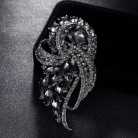 white rhinestone crystal bridal flower brooches jewelry colares womens vintage brooch pins broches broaches