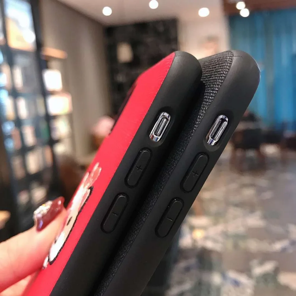 Чехол с рисунком свиньи для iphone X XR XS MAX чехол из ТПУ роскошный модный бренд 6 6s 7 8 Plus