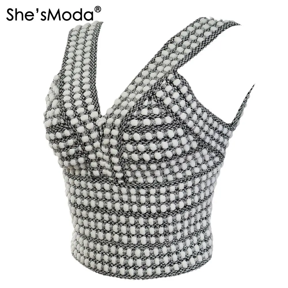 She'sModa вязанные Цвет юбка брюки из смеси v образный вырез толстый 2019 Новый Для