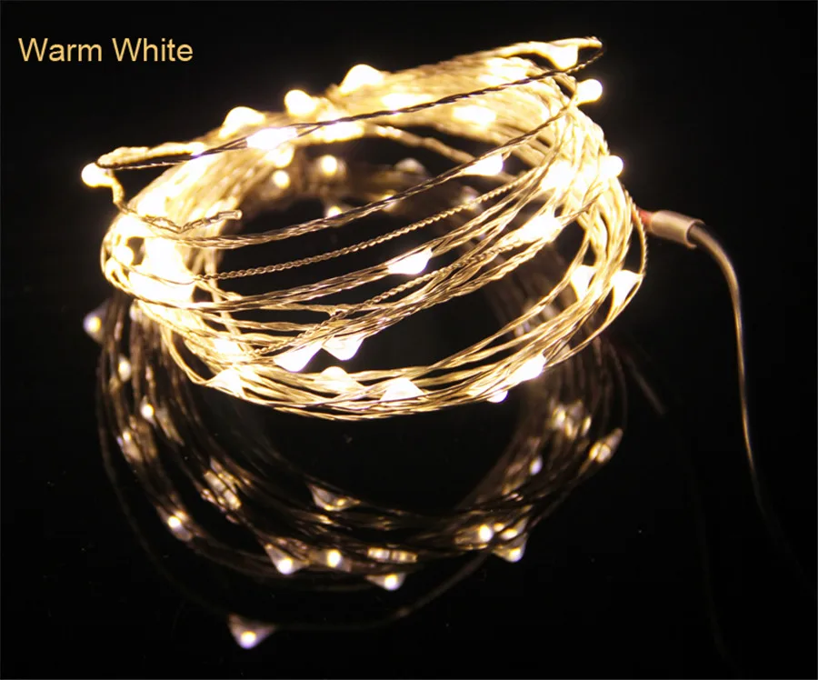 Светодиодная гирлянда 10 м 33 фута 100 светодиодов 5 В питание от USB|string lights 10m|light 10mled