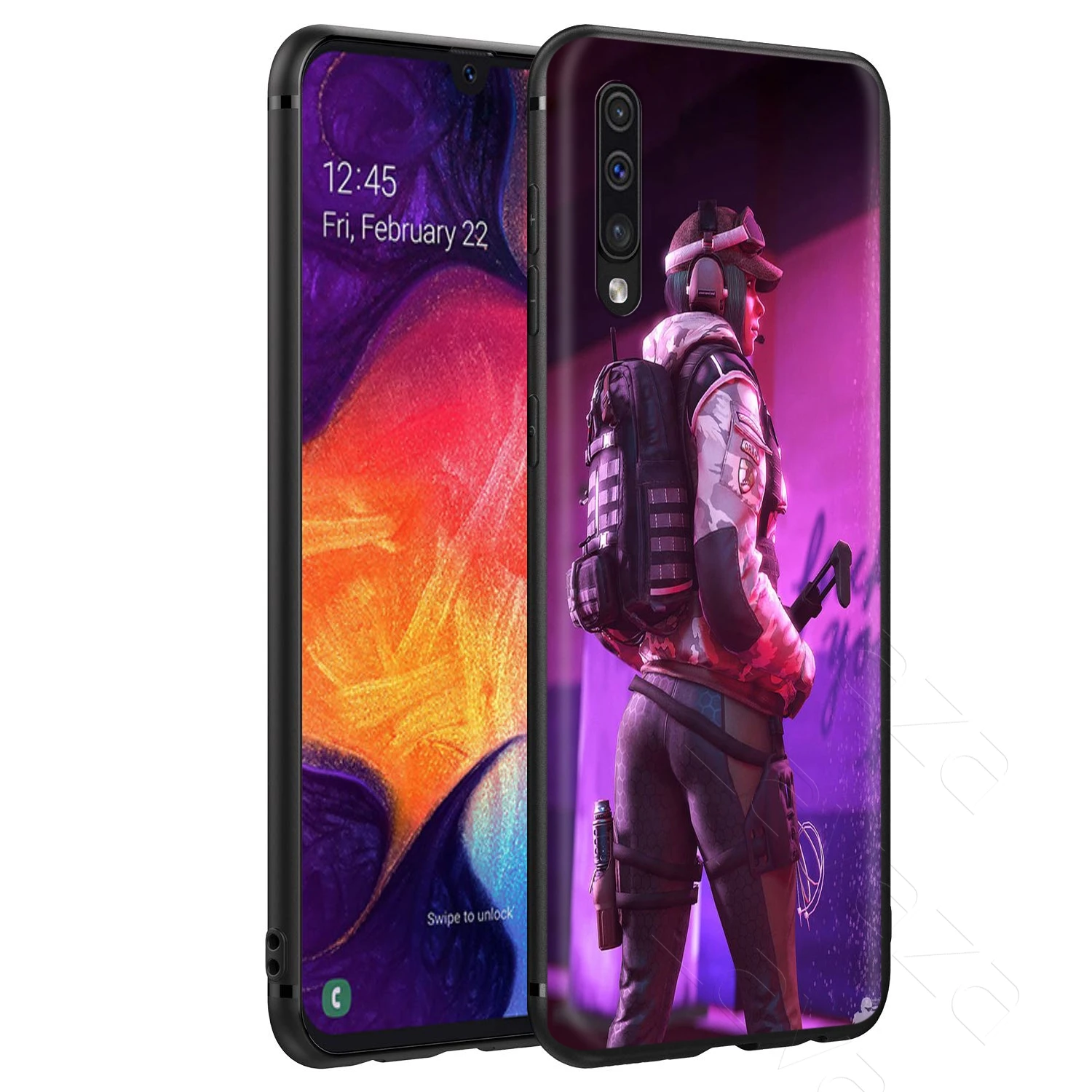 Lavaza R6 Радуга шесть осада чехол для samsung Galaxy Note 10 плюс A10 A30 A40 A50 A70 M20 A20 A20S A10S A30S A50S