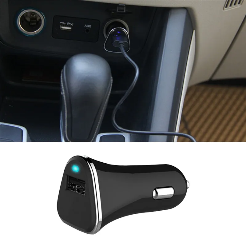Быстрая зарядка QC 3 0 черное автомобильное USB зарядное устройство Для Xiaomi
