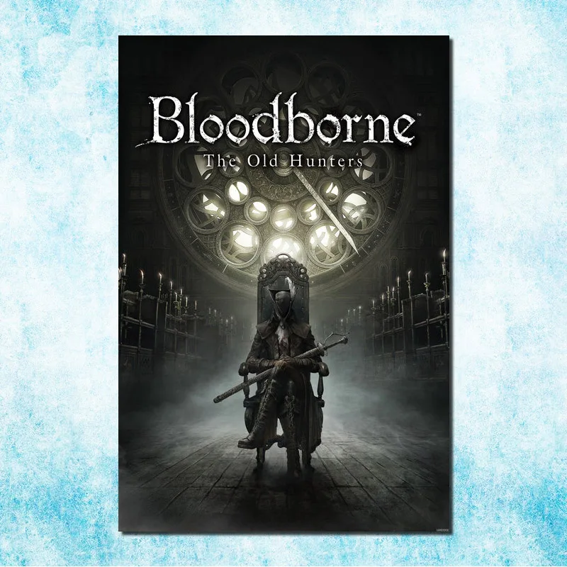 Горячие Bloodborne Искусство Шелковый Холст печати плакатов 13x20 32x48 дюймов игры
