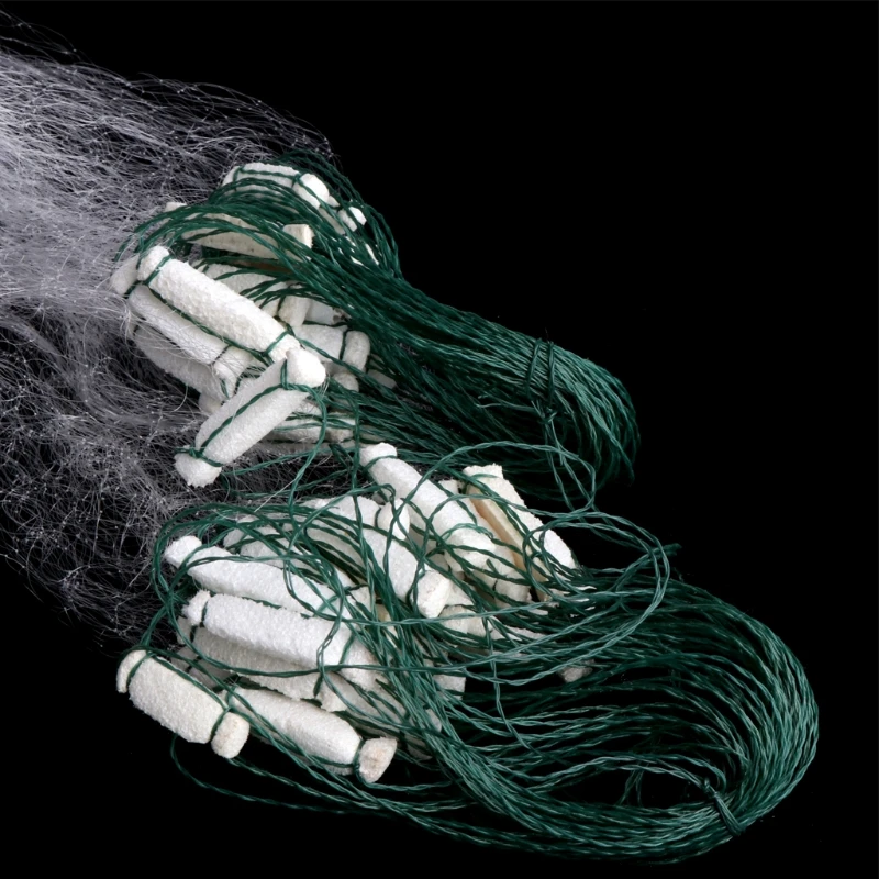 

1.5x1.5cm Net Hole Chemical Fiber Single layer Fishing Fish Mesh Trap Monofilament Gill Net Netting Tackle Outdoor 8M x 0.8M