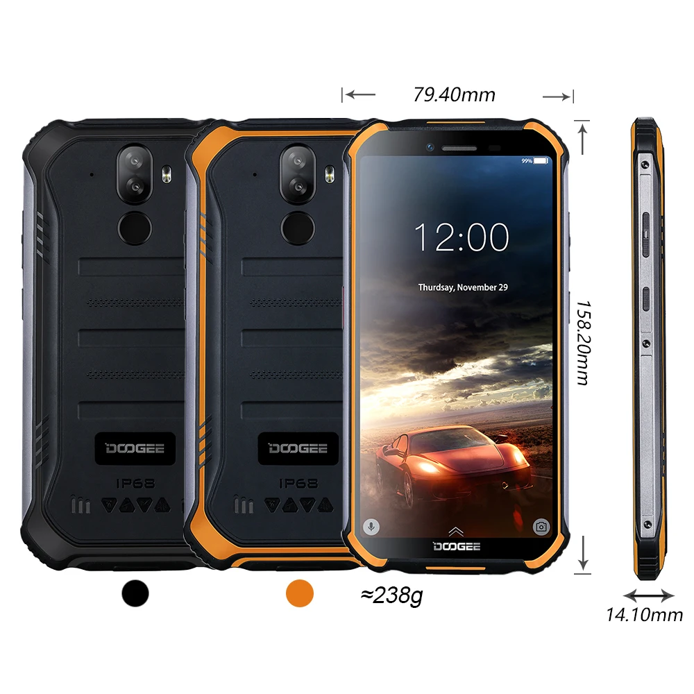 DOOGEE S40 смартфон с 5 дюймовым дисплеем четырёхъядерным процессором MT6739 ОЗУ 2 Гб ПЗУ