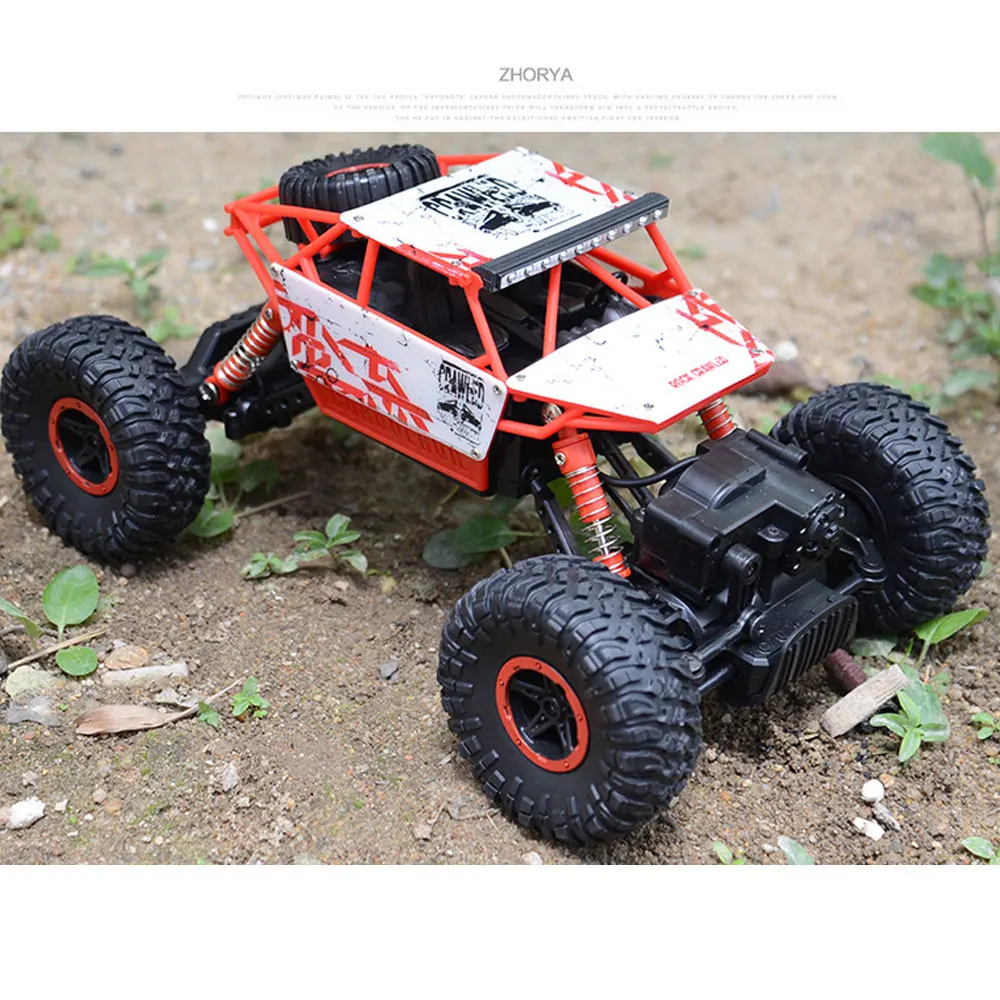 1:18 Rc автомобиль 2 4 ГГц альпинистский 4x4 двойные двигатели Bigfoot дистанционное
