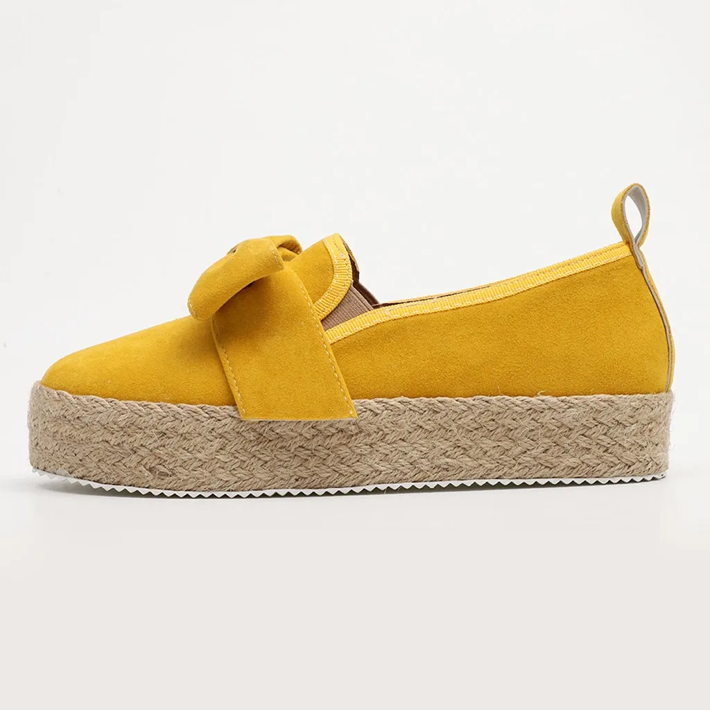 SAGACE/женская повседневная обувь с бабочками и узлом на толстой подошве Большие