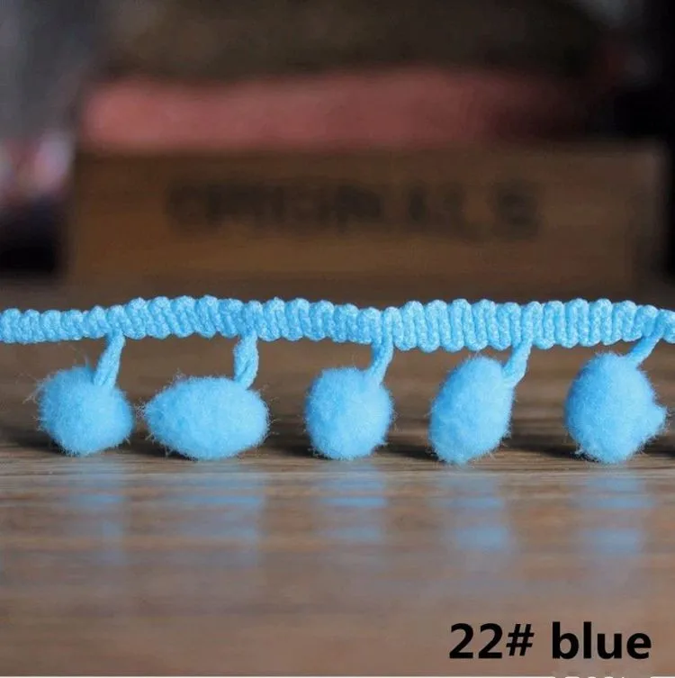 Дешевые декоративные шарики-Помпоны для макраме размером 18-20 см ширина 2 5 диаметр