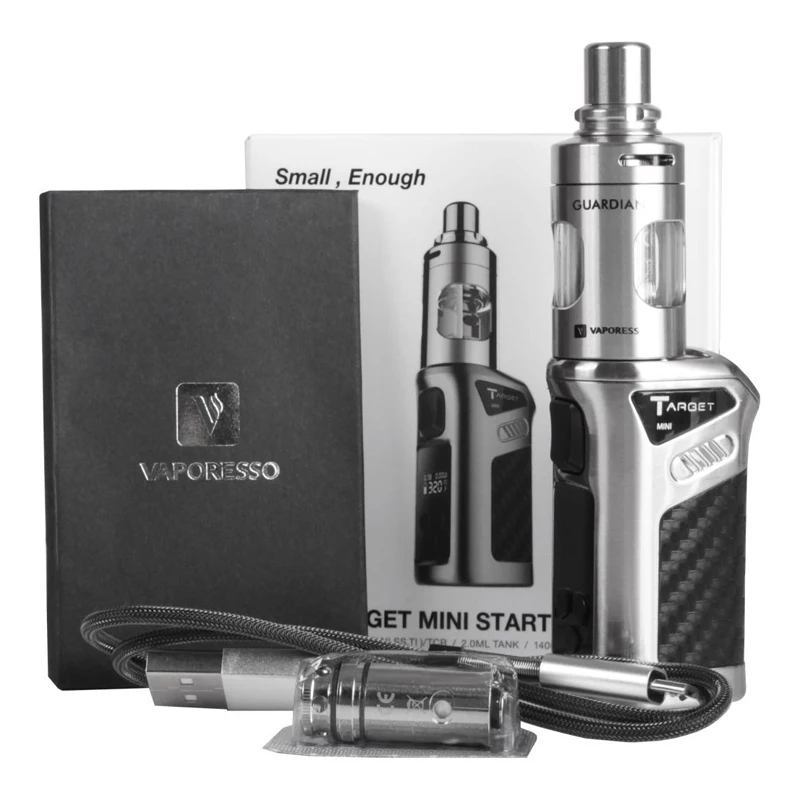 Vaporesso Target Mini 40 Вт стартовый комплект с защитным баком 2 мл 1400 мАч CCELL GD SS спиральная