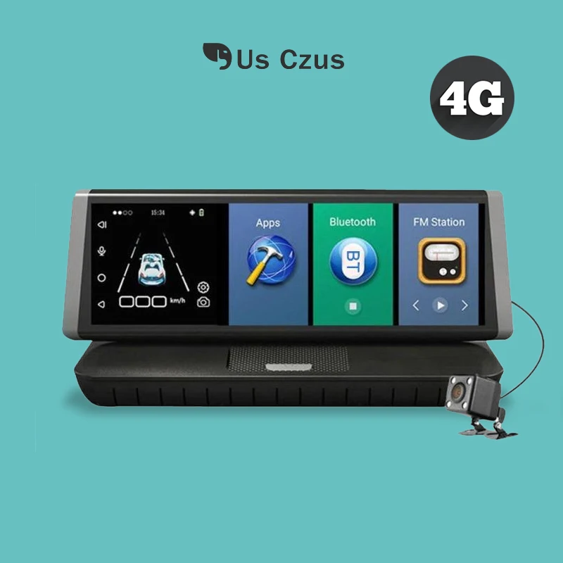 CarDVR wifi gps задняя камера заднего обзора 4G ADAS Android 5 1 FHD 1080 P видеорегистратор ram 1G/rom 16G