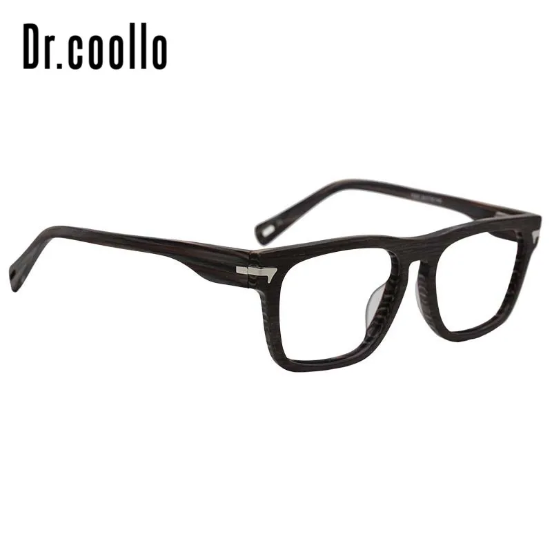 Drcoolllo бренд полный обод ацетат Квадратный студенческий компьютер оптическое