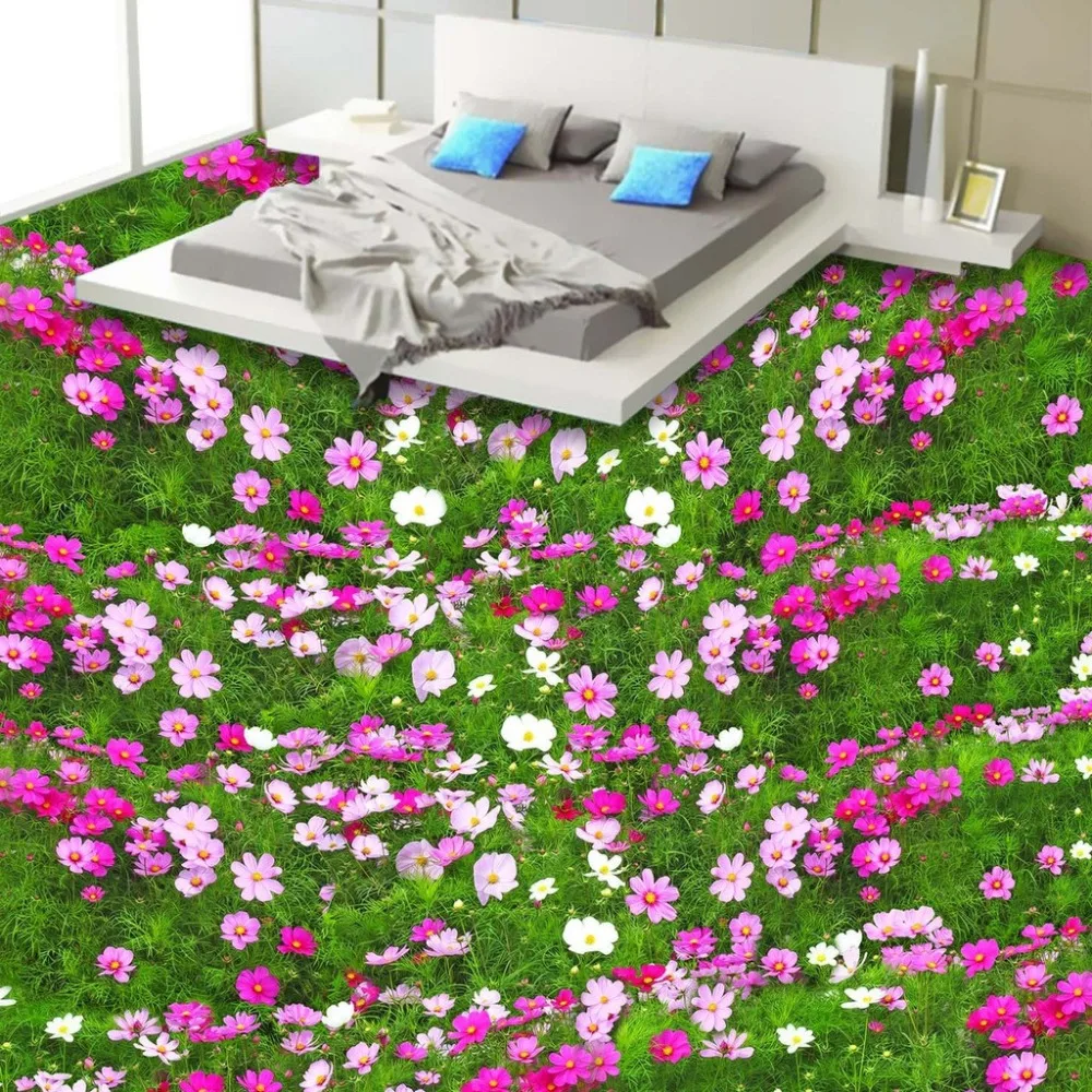 3D обои для гостиной спальни ванной Нескользящие водонепроницаемые|floor wallpaper|3d floor