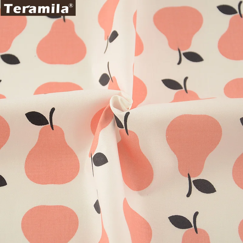 Новости оранжевый груши конструкции 100% хлопок Ткань твил Жир Квартал тела