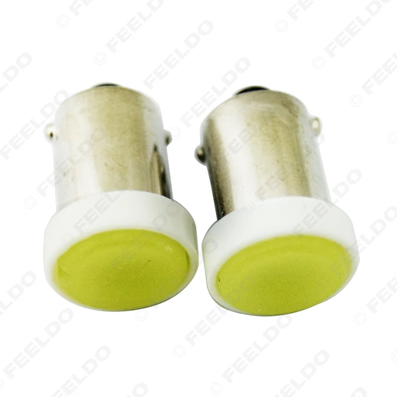 FEELDO 50Pcs White Car Interior BA9S T4W COB 1LED Bulb Reading LED Light Lamp Styling DC12V #HQ1034 | Автомобили и мотоциклы