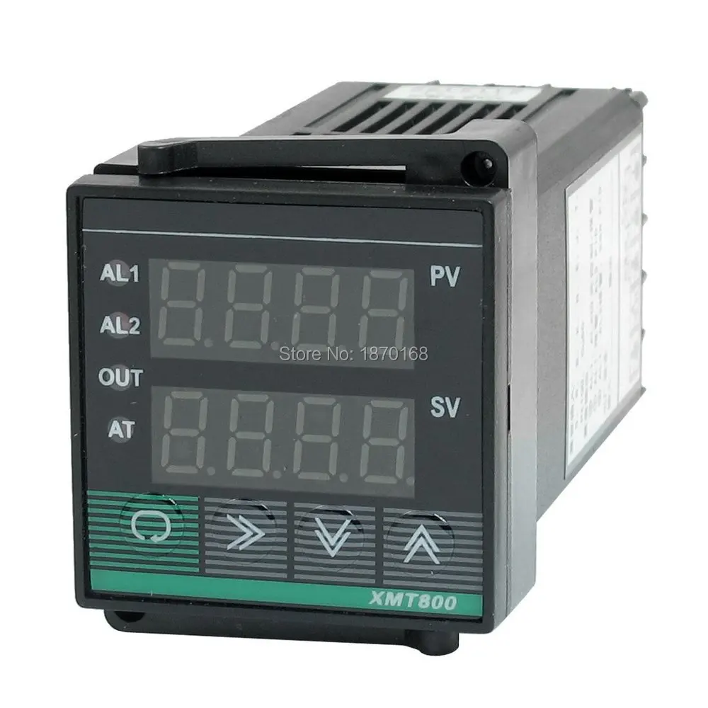 

Xmt-800 instrumen kontrol suhu cerdas Pid SSR PV SV K eb PT100 CU50 instrumen kontrol suhu 48 * 48 mm