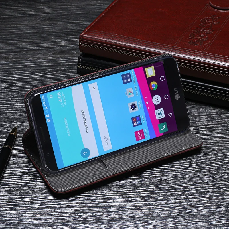 Case For LG G4S Cover Hight Quality Retro Flip Leather G4 Beat Business Phone | Мобильные телефоны и аксессуары