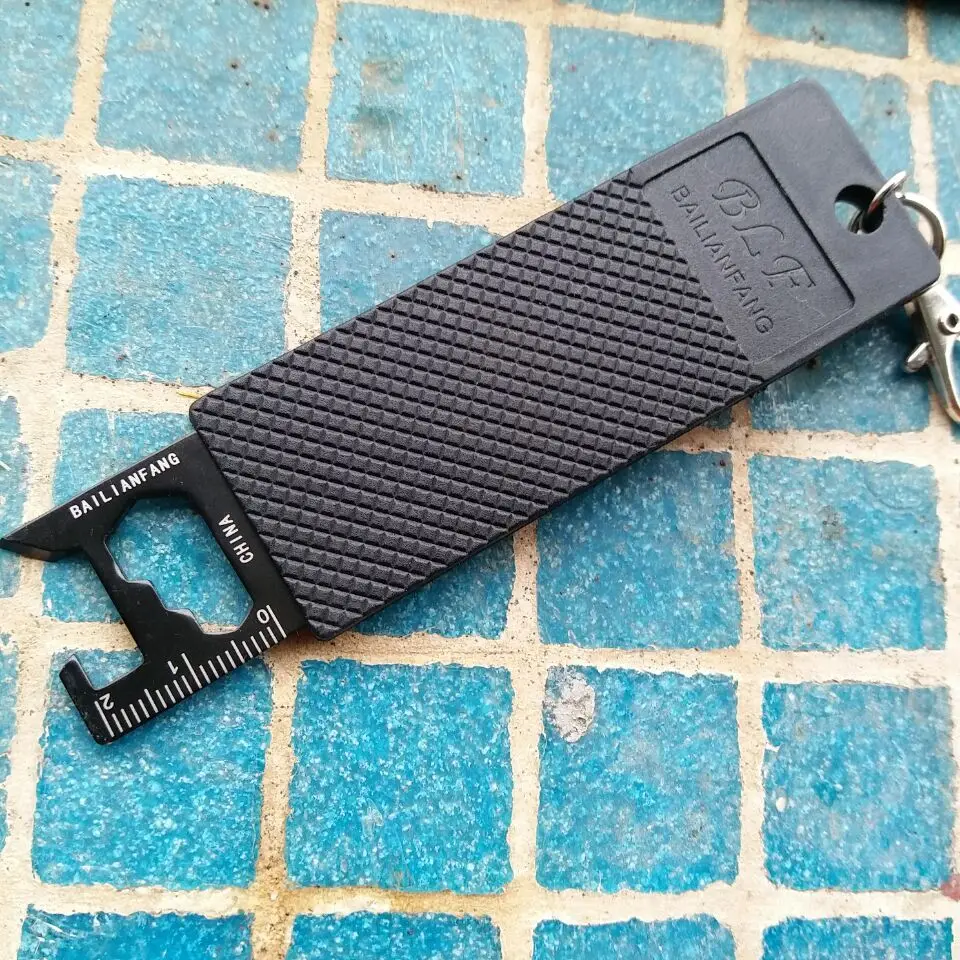 Многофункциональный карманный мини-нож 7 в 1 Карманный Брелок для карт инструмент