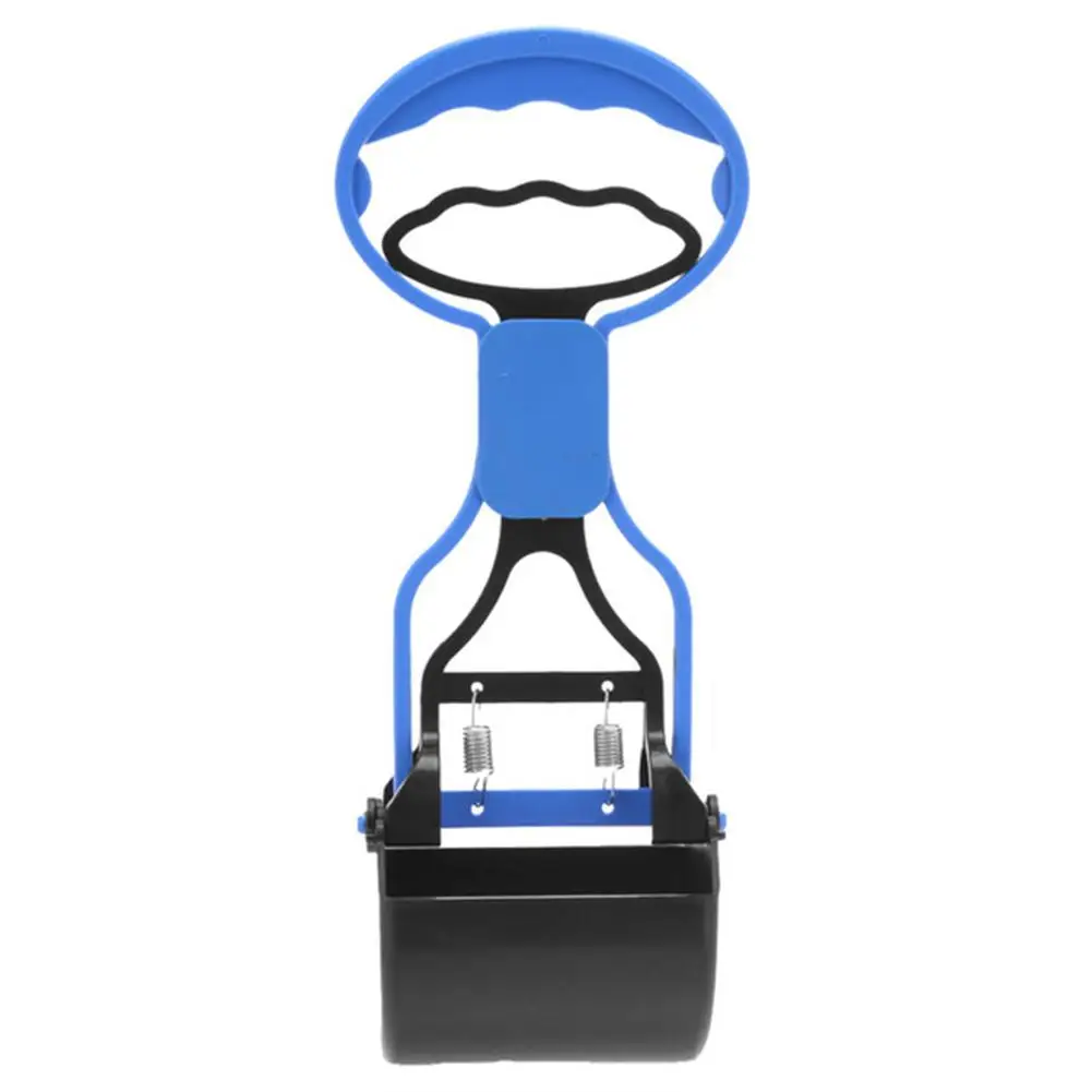 blue Поводок для собак с длинной ручкой для домашних животных, кошек и кошек, растягивающаяся лопата, инструменты для уборки домашних животных, аксессуары для собак для дома и улицы - Цвет: blue