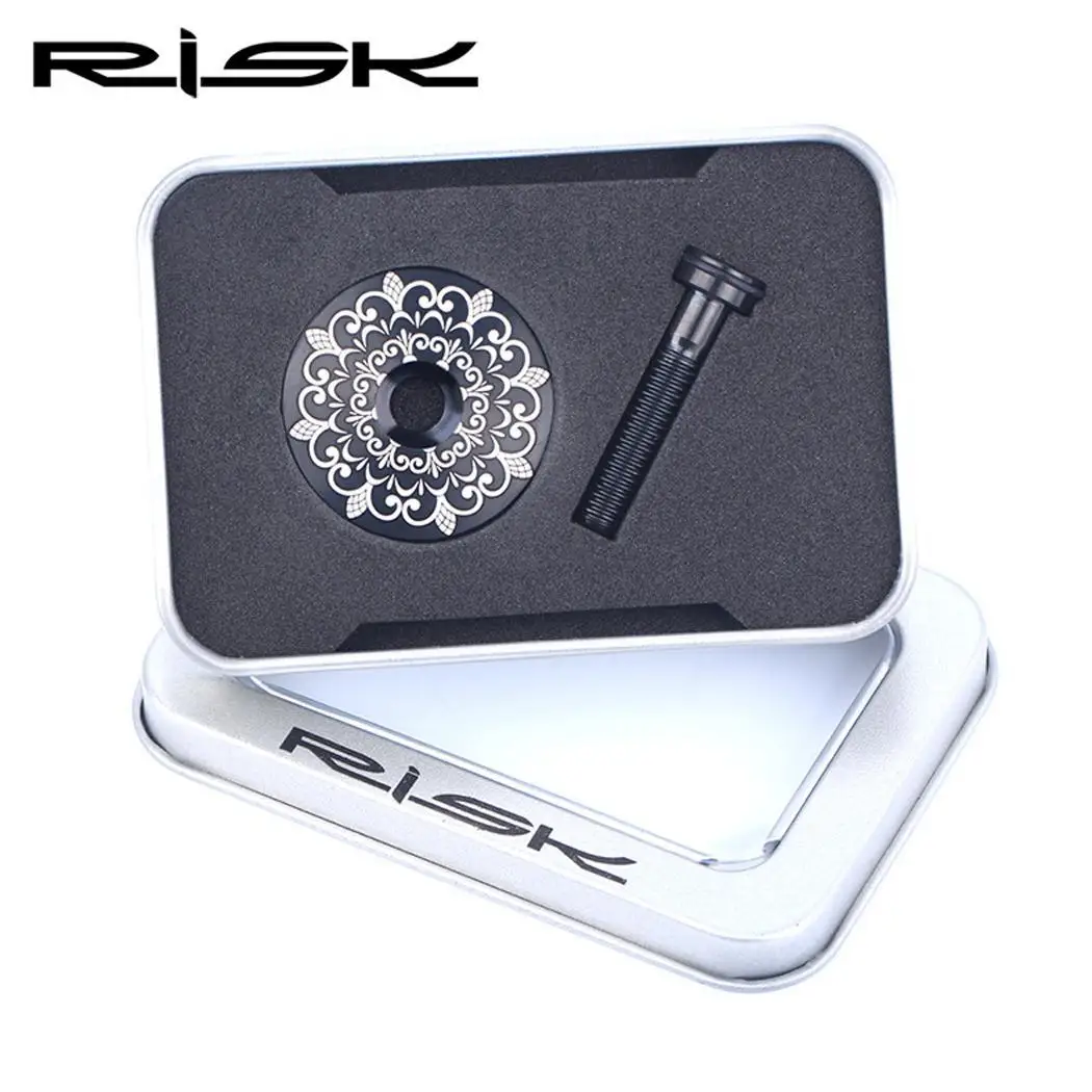 Lightweight Titanium Alloy Bicycle Headset Cap Bike 28.6mm/1.1inch Solid Galaxy Totem Stem Set Bolt | Спорт и развлечения