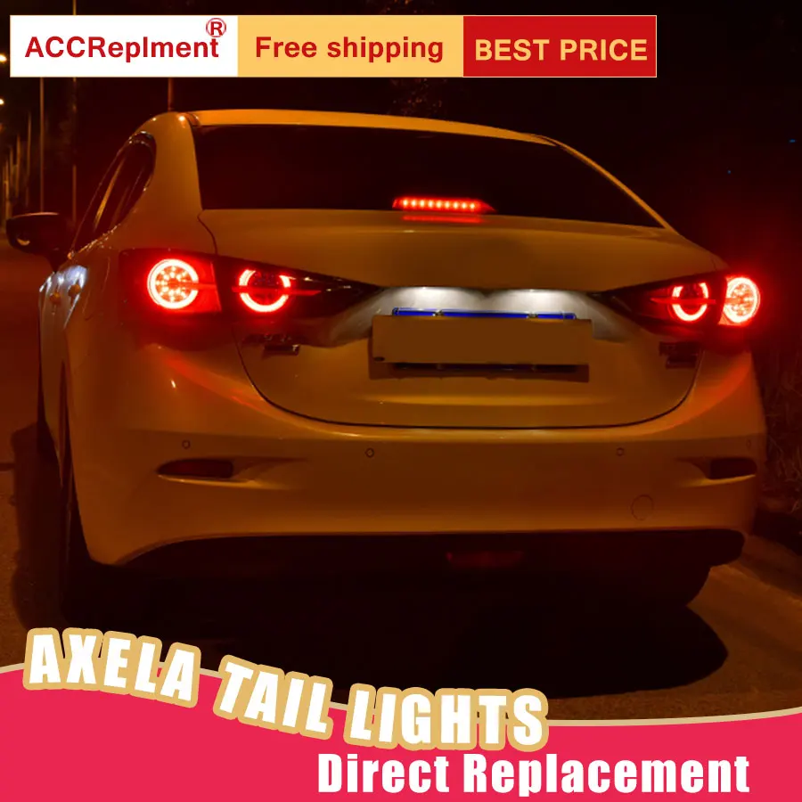 Новый светодиодный фонарь светильник s в сборе для Mazda 3 Axela 2014-2018 задний