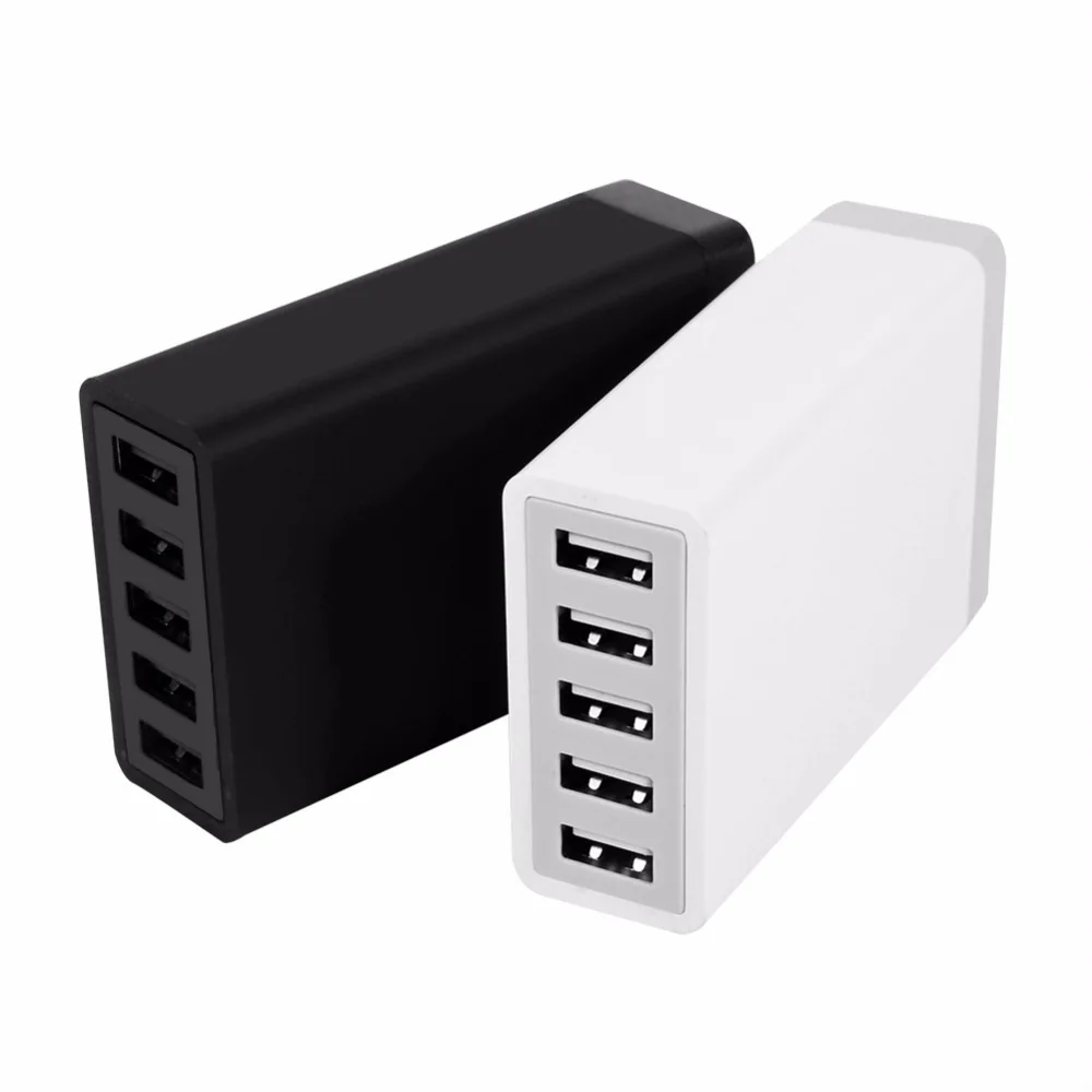 США ЕС Великобритания Мульти usb зарядное устройство 5 портов мульти док-станция для зарядки с usb универсальный 8A 40 Вт 5 портов адаптер питания Портативный Путешествия зарядка