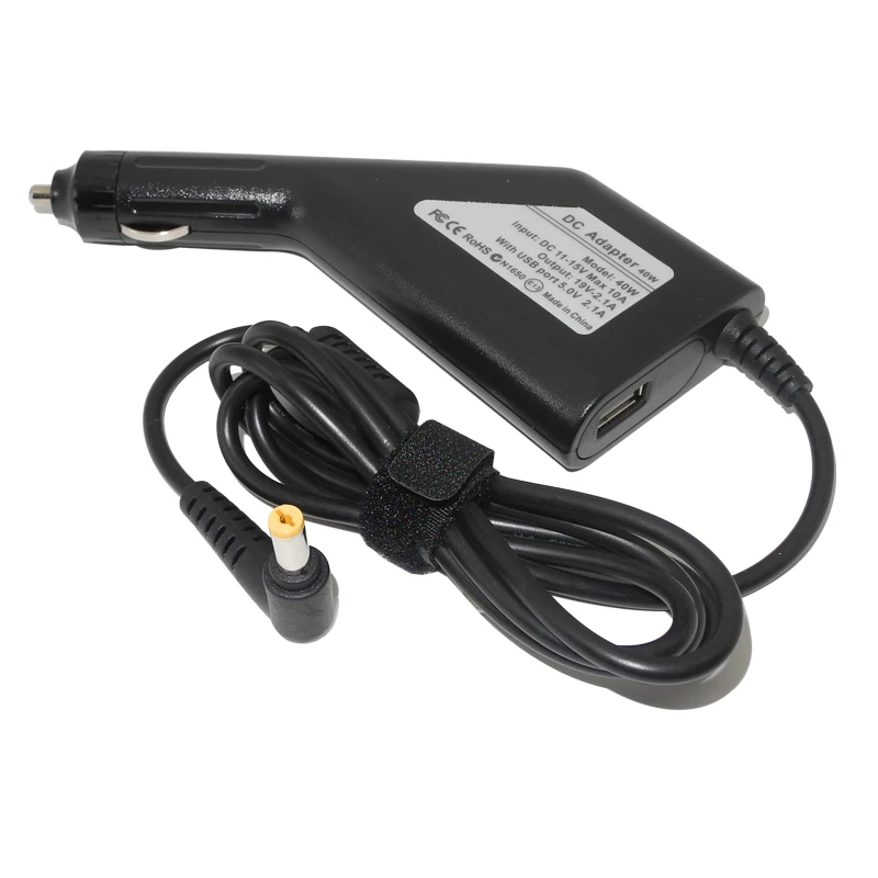 Автомобильное зарядное устройство для ноутбуков Acer Aspire One 521 522 532H 533 722 725 753 756 D257 D260