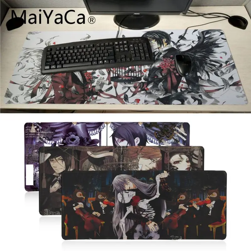 Прочный Коврик для мыши MaiYaCa с японским аниме Черный Дворецкий Kuroshitsuji коврик