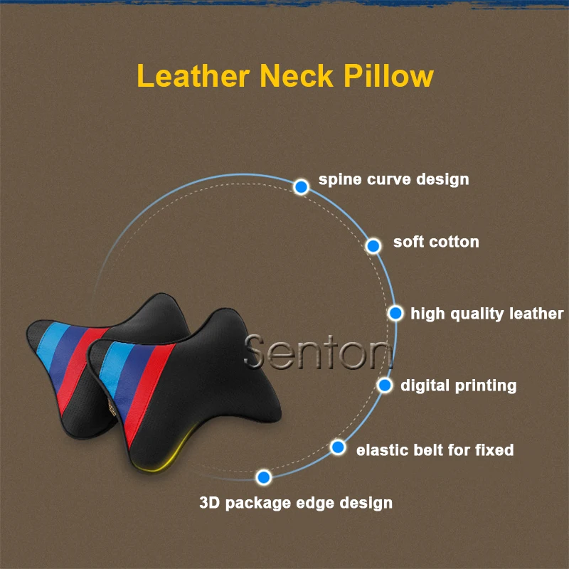 Подушка для автомобильного подголовника подушка сиденья Ford Focus 2 3 Fiesta Mondeo Kuga Fusion