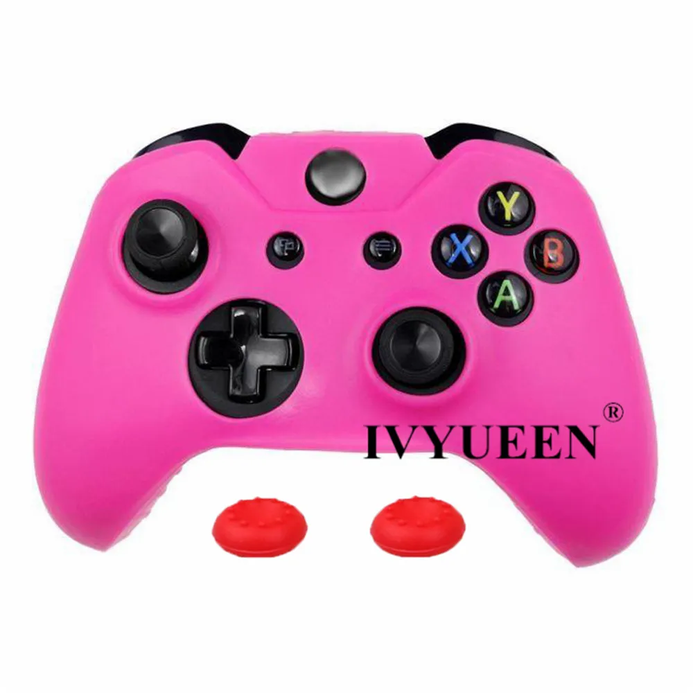 IVYUEEN мягкий силиконовый резиновый защитный кожаный чехол для microsoft Xbox one 1 контроллер геймпад черный зеленый синий красный камуфляж