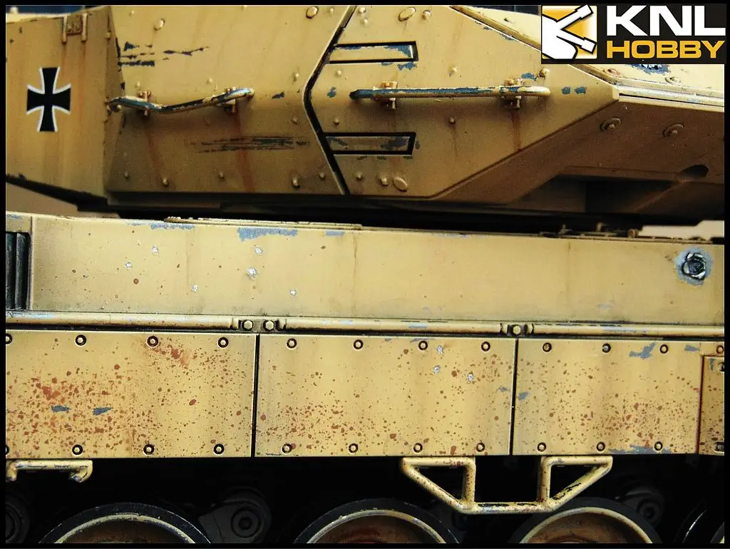 KNL хобби песочное покрытие Леопард 2A6 Танк дистанционного управления 1/16 масштаб Танк ручная живопись танк