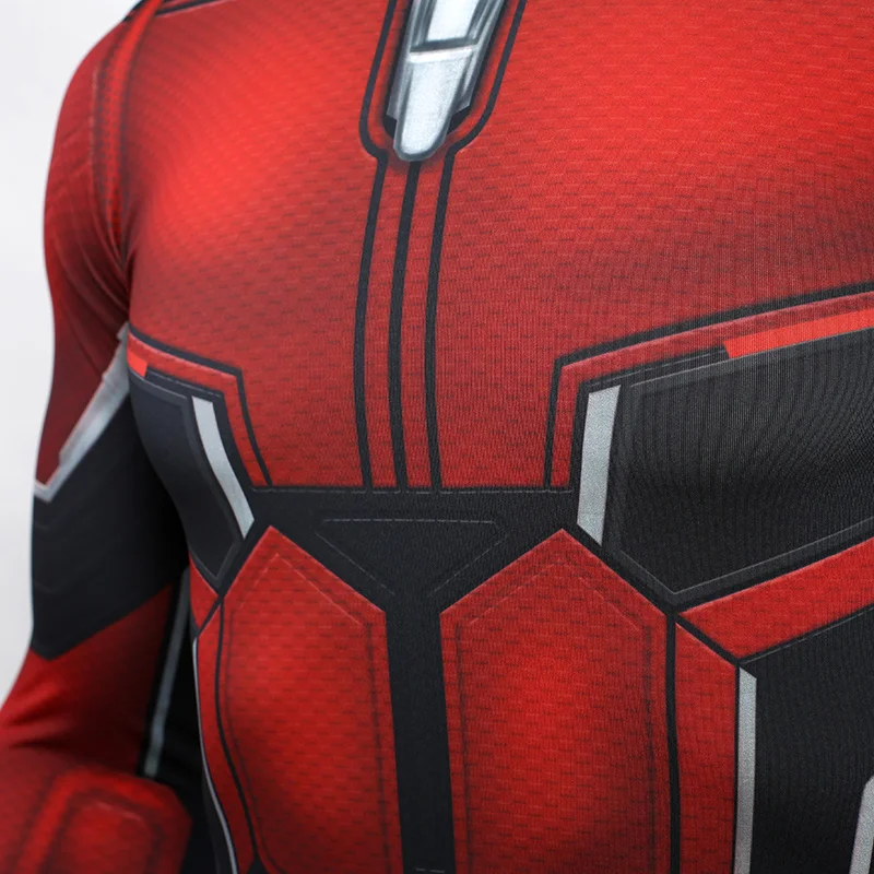 Муравей Человек 3D печатных футболки для мужчин Мстители 4 Endgame компрессионная