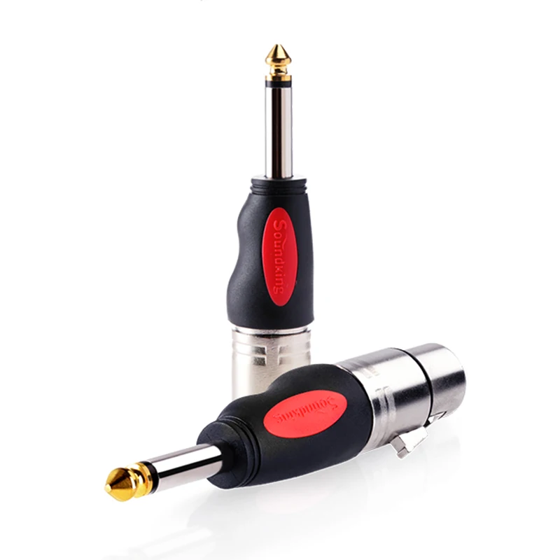 Soundking XLR гнездовой до 6 35 мм разъем свинцовый адаптер микрофон ЛИДЕР 3pin Женский