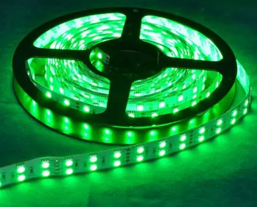 10 рулонов 24V 5M 120Led/M двухрядная 5050 гибкая светодиодная лента 600Led SMD Световая трубка