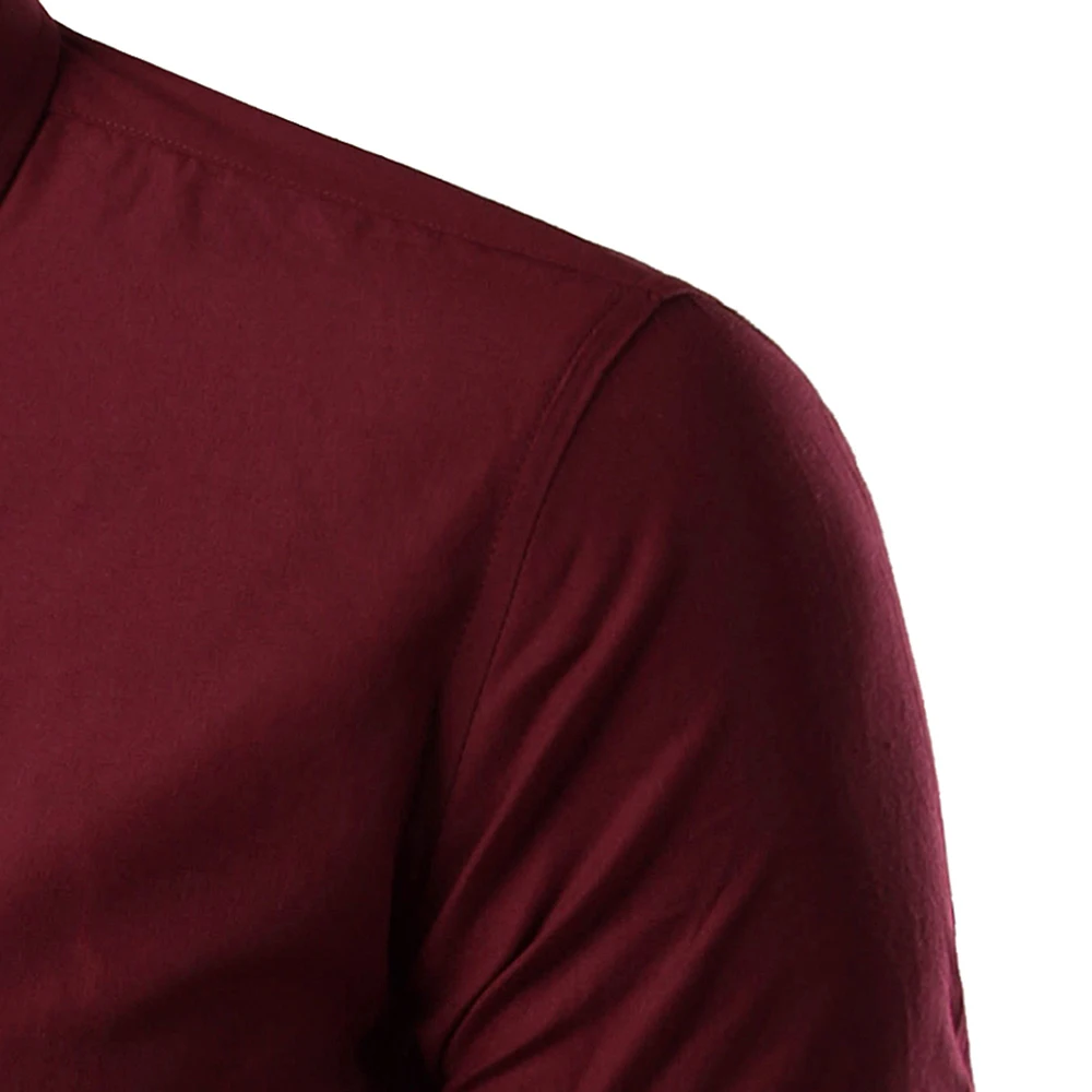 2021 мужские Slim Fit уникальный дизайн воротника стильная одежда короткий рукав