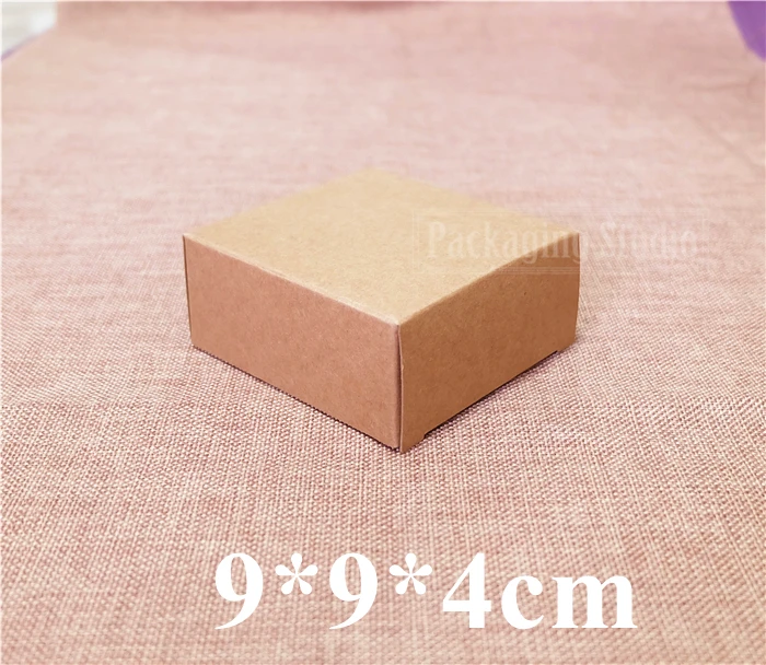 kraft paper box handmade soap craft wedding gift candy power bank phone accessories packaging brown boxes free shipping free global shipping